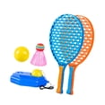 thumbnail image 2 of Raqueta de Tenis Perfecl con Cuerda y 3 Bolas para Ejercicio en Casa Azul Naranja, 2 of 8
