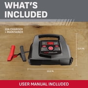 Schumacher Electric 6A Car Battery Charger and Maintainer, 100A Engine Start, 30A Boost, 6V/12V Sport, Auto, and Marine Batteries, SC1281L