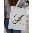 thumbnail image 2 of Smartprints Letter X Flower Bouquet 2 Tote Bag - Image by Shutterstock, One Size Cotton Canvas Tote Bag, 2 of 4