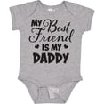 thumbnail image 3 of Inktastic My Best Friend is My Daddy with Hearts Boys or Girls Baby Bodysuit, 3 of 5