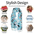 thumbnail image 6 of Shawl Wraps for Women - Cute French Bulldog Cake Love Oversized Fall Winter Fashion Blanket Scarf for Women, 6 of 6