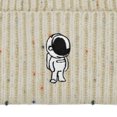 thumbnail image 2 of Dalix Astronaut Fisherman Beanie Hat Winter Knit Cuffed Watch Cap Mens in Beige, 2 of 5