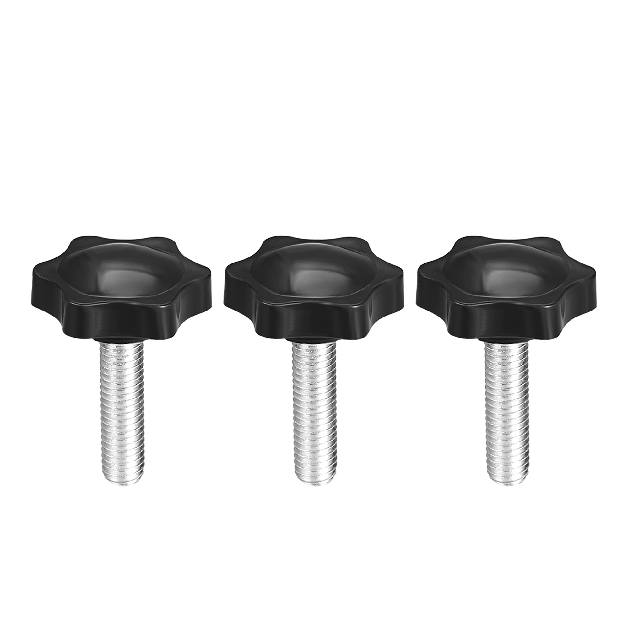 Clamping Handle Screw Knobs Handle Star Knob M8 x 30mm Male Thread 3