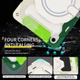 thumbnail image 2 of FJLBDE Case for Lenovo Tab P11/Tab P11 Plus 11 inch with 360 Kickstand, Shoulder Strap Carrying Protective Cover, Multicolor Green, 2 of 6