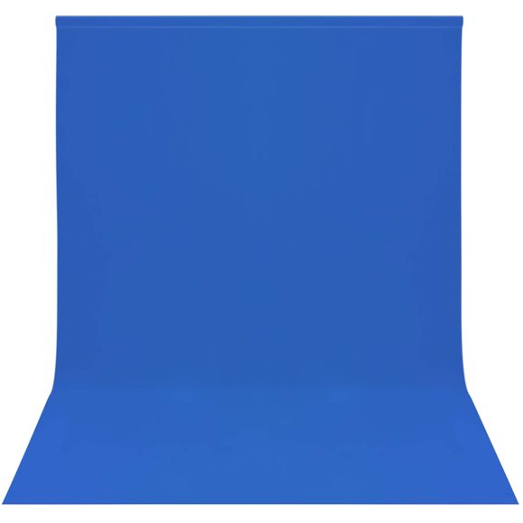 Easy-Going 10Wx20L ft Fond Bleu Fond de Mousseline, Studio Photo, Écran Haute Densité Pliable pour la Vidéo