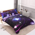 thumbnail image 2 of Wowelife Galaxy Comforter Set Full 5 Pieces Galaxy Bedding Set Blue 3D Galaxy, 2 of 7