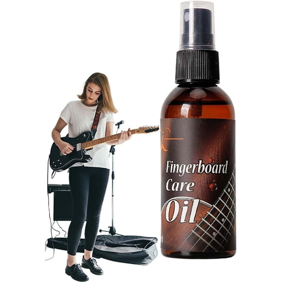 Xihbxyly Aceite para El Cuidado de Guitarras, Acondicionador Premium para Diapasones, Tratamiento Ecológico para Madera, Aerosol de Fácil Aplicación, Mantenimiento Esencial para Guitarras, Músicos y