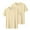 Beige, variant on Busydd 2PC T Shirts for Man Casual Solid Color Cotton T Shirts Comfortable Round Neck Short Sleeve Summer Tops Versatile Going Out Tops