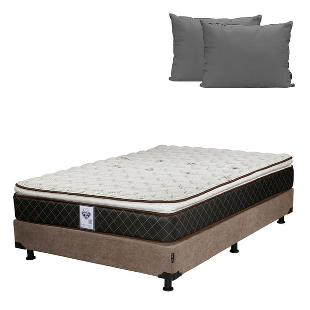 Colchón Individual Minesota + Box + Almohada 2-Pack