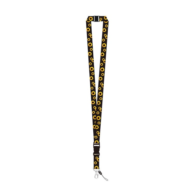 Fresh Green Yellow Sunflower Keychain Keycord Lanyards for Keys ID Card Name Badge Holder Mobile Phone Hang Rope Keyring 1