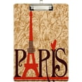 thumbnail image 2 of FMSHPON Paris Clipboard Hardboard Wood Nursing Clip Board and Pull for Standard A4 Letter 13x9 inches, 2 of 8
