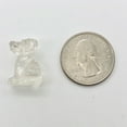thumbnail image 6 of Clear Quartz Dog Animal Figurine/Worry Stone |  | Clear | 1 Figurine, 6 of 12