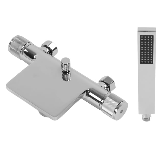 Bathtub Faucet Concealed Wall Mounted Electroplating Dual Function Male Female Thread G1/2 Waterfall Tub Faucet