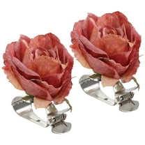 Flower Design Window Curtain Tieback Holder Clip Clamp Flower Curtain Clips Buckle Curtain Holdbacks Flower Curtain Tieback Buckle Window Tie Backs Holders Home Hotel Decoration