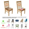 thumbnail image 5 of Pioneer Flower Seat Covers for Dining Room Chairs Set Of 4,Stretch Printed Washable Chair Seat Cover with Elastic Ties and Button,Removable Waterproof Couch Cushion Covers, 5 of 6