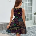 thumbnail image 6 of Mola De Panama Dress Summer Street Style Dresses Female Sleeveless Printed Sundress, 6 of 7