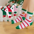 thumbnail image 6 of Penkiiy Baby Socks 5 Pairs Baby Toddler Kids Christmas Christmas Holiday Winter Warm Cotton Multicolor Kids Socks for 9-12 Years, 6 of 9
