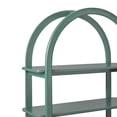 thumbnail image 4 of Walker Edison Modern Arched Open Shelf Bookcase, Green, 4 of 14