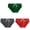 G 3 Pack, variant on 3 Pack Mens Swim Briefs Quick Dry Drawstring Underpants Breathable Swimsuit Beach Soft Thong Bikini Underwear Sport L