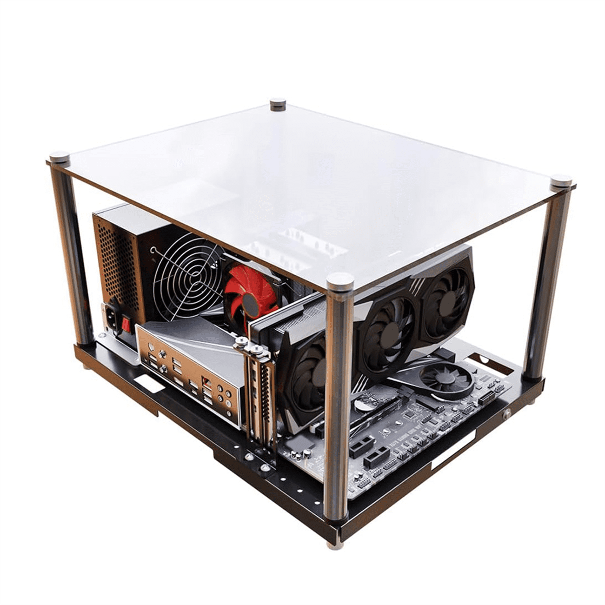 PC Test Open Chassis Rack Bench Frame DIY Gaming Computer Case Support Motherboards ATX MATX New