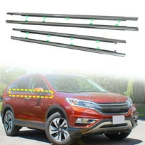 4Pcs Car Window Exterior Trim Strips Chrome Seal Weatherstrips Fit for Honda CR-V 2012-2016