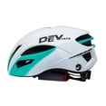 thumbnail image 1 of Casco de bicicleta para mujer y hombre, con visera desmontable y resistencia a los golpes, ajustable. Blanco, 1 of 9