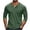 Green, variant on YODETEY George Men’s Waffle Knit Henley Long Sleeve Casual Shirt, Everyday Soft Knit Henleys for Mens ,Big and Tall Black,Size XXL