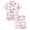 A-Hot Pink227, variant on JAJAHO Girls Clothes 2PCS Outfits Home Clothes Set Valentine's Day Bow Printed Short Sleeve Button Up Lapel Top Shorts Cozy Outfit