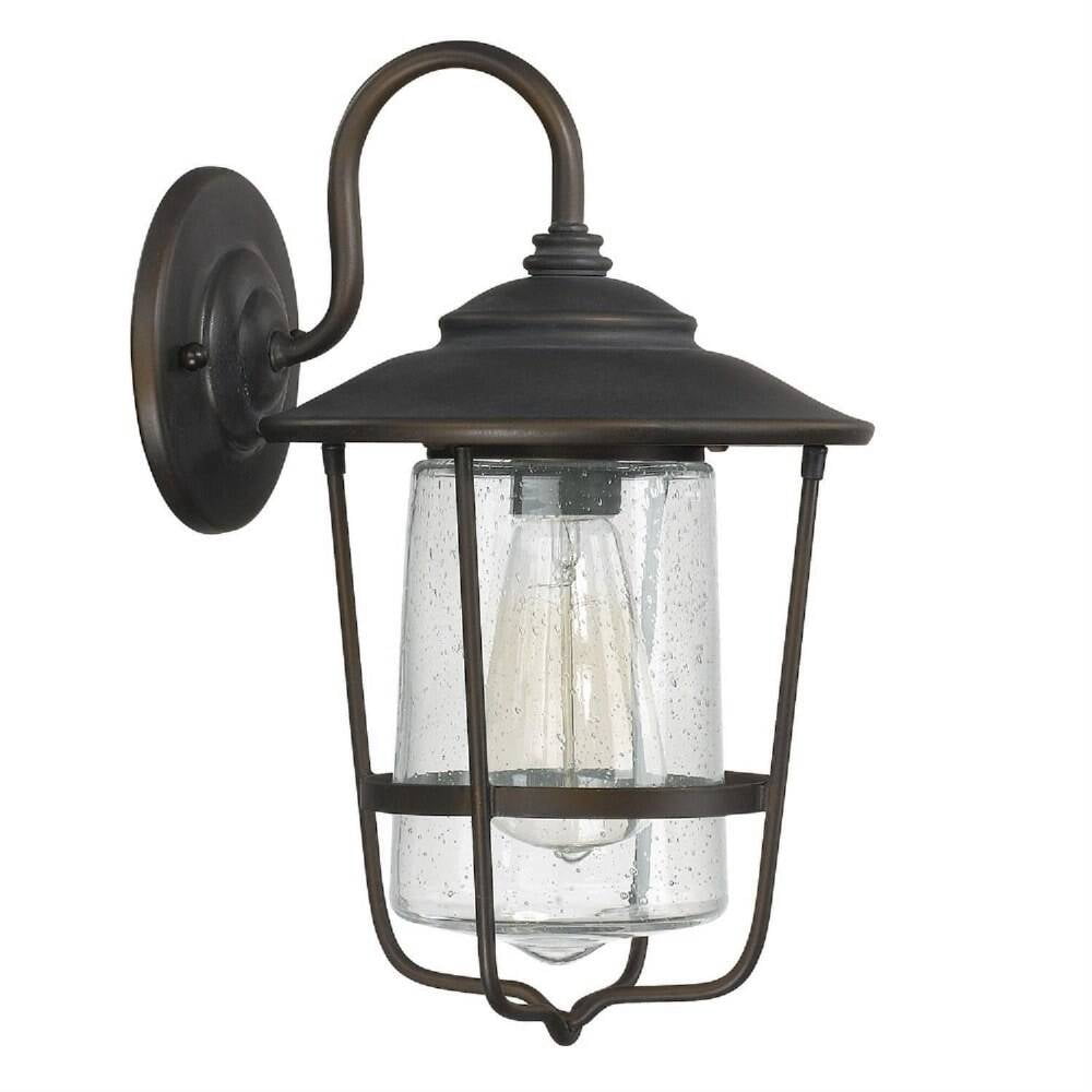 Capital Lighting Capital Creekside 13 1/4" High Black Outdoor Wall Light