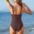 thumbnail image 6 of Fewfanhot Swimming Suits for Women One Piece Swimsuits Tummy Control Bathing Suits Modest Full Coverage Swimsuit Wide Straps Swimwear, 6 of 7