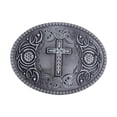 thumbnail image 4 of Hebilla de cinturón de vaquero occidental Hebilla de cinturón cruzada Cinturón de jeans antiguo nativo americano Lata antigua, 4 of 9