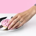 thumbnail image 5 of HANXIULIN Silver Women Fashion Trend Single Full Diamond Zircon Ring Ladies Jewelry Diamond Rings for Women Size 5 11, 5 of 5