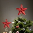 thumbnail image 5 of Christmas Tree Topper Star, Gold Plastic Tree Top Decoration for Holiday Parties Home Decor, Festive Gift Idea(Red), 5 of 6