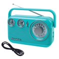 thumbnail image 3 of Radio portátil AM/FM Studebaker SB2003 retro turquesa, 3 of 8