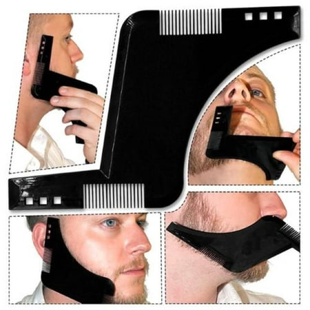 Beard Grooming Shaping Comb for Shaving Symmetric Beards Shaper Styling Template Kit