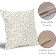 thumbnail image 4 of White Leopard Print Pillow Covers 20x20 Set of 2 Cheetah Animal Pattern Chinoiserie Decorative Outdoor Pillowcases Rustic Farmhouse Zipper Throw Cushion Case Decor for Home Couch Sofa Bed, 4 of 6
