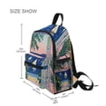 thumbnail image 3 of FORMRS School Backpack with Front Zippered Pocket 12" Student Travel Daypack, Colorful Seaside, 3 of 6