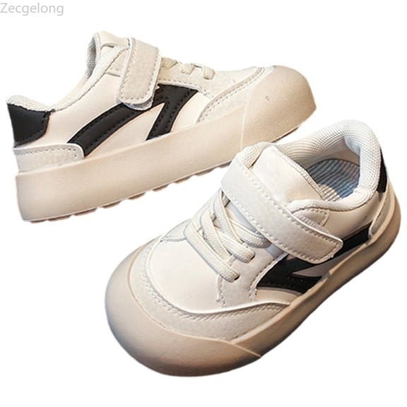 Zecgelong Girls Sneakers Lightweight Breathable Casual Walking Shoes For Toddler Kids 15M 6 Years Comfortable Flexible Sole Everyday Play Girls Athletic Shoes Size US:7 Beige