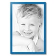 thumbnail image 2 of ArtToFrames 18" x 27" Bright Blue Picture Frame, 18x27 inch Blue Wood Poster Frame (WOM-4751), 2 of 8