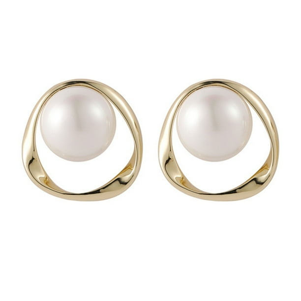 1 par de pendientes de metal elegantes, pendientes colgantes con estilo para niñas.