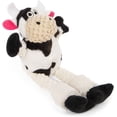 thumbnail image 4 of Worldwise 73556-98997-024 goDog Checkers Skinny Cow with Chew Guard Technology Mini Durable Plush Dog Toy, 4 of 10