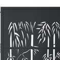 thumbnail image 4 of vidaXL Garden Gate Anthracite 105x205 cm Steel Bamboo Design, 4 of 5