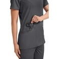thumbnail image 4 of Cherokee Workwear Revolution Scrubs Top For Women V-Neck WW620, 4 of 9