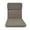 Grey, variant on High Back Chair Cushion UV Waterproof Outdoor Sponge Patio Seat Back Pad with Fixing Ties Boho Solid Color Seat Pillow for Garden Beach Camping Picnic