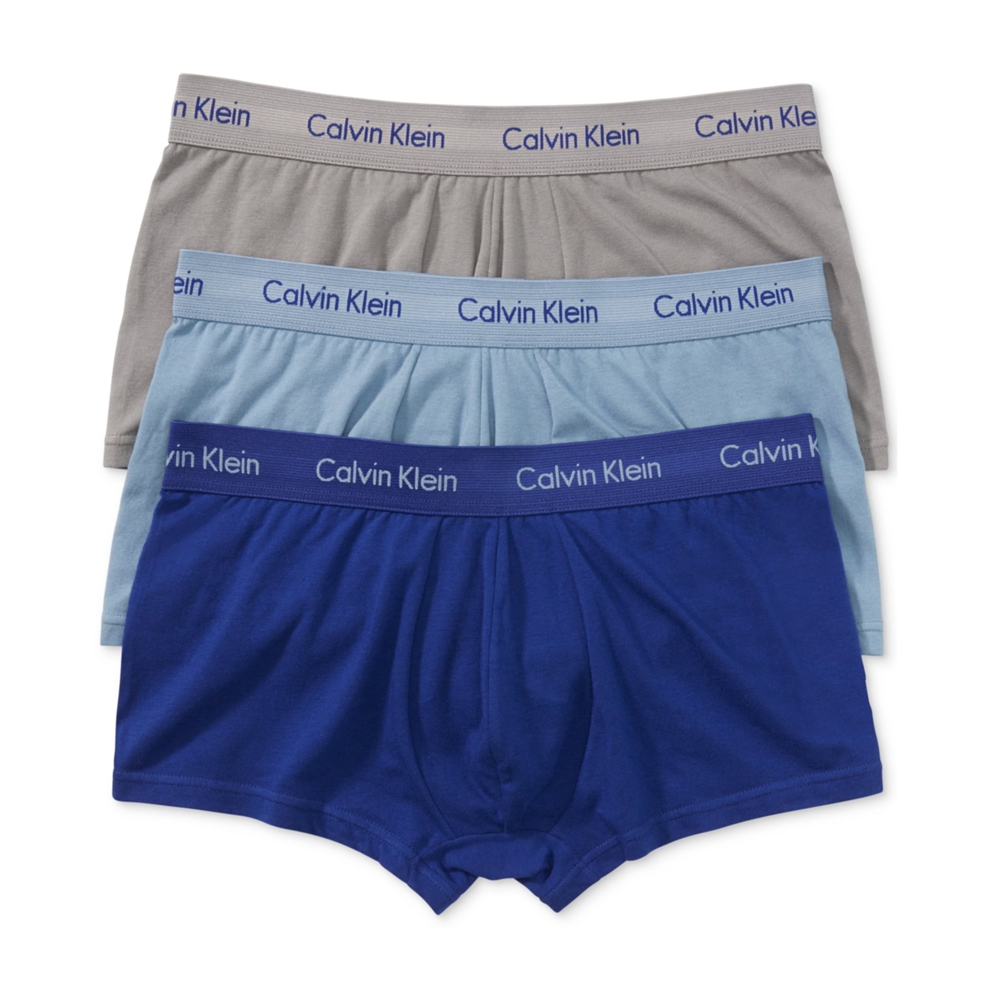 Calvin Klein Men's Cotton Stretch Low Rise Trunks (3-Pack