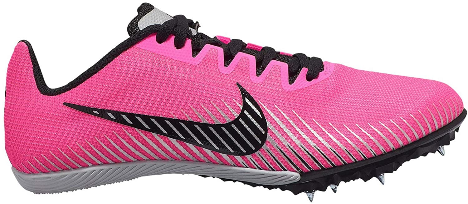 Nike Women's Zoom Rival M 9 Track Shoes, Pink/Black, 10 B(M) US