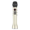 thumbnail image 3 of Baohd Microphone Portatif K Song Sans Fil Haut-Parleur Compatible Bluetooth Panneau de Réglage Multifonctionnel Écran LED Micro KTV Or, 3 of 8