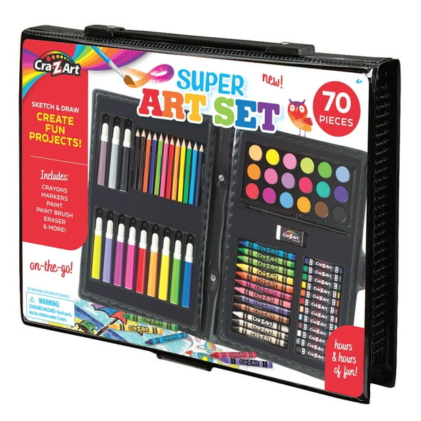 Painter's Servant 4枚セット Cra-Z-Art Super Art Set-70 Piece Set Toy for Creative Exploration