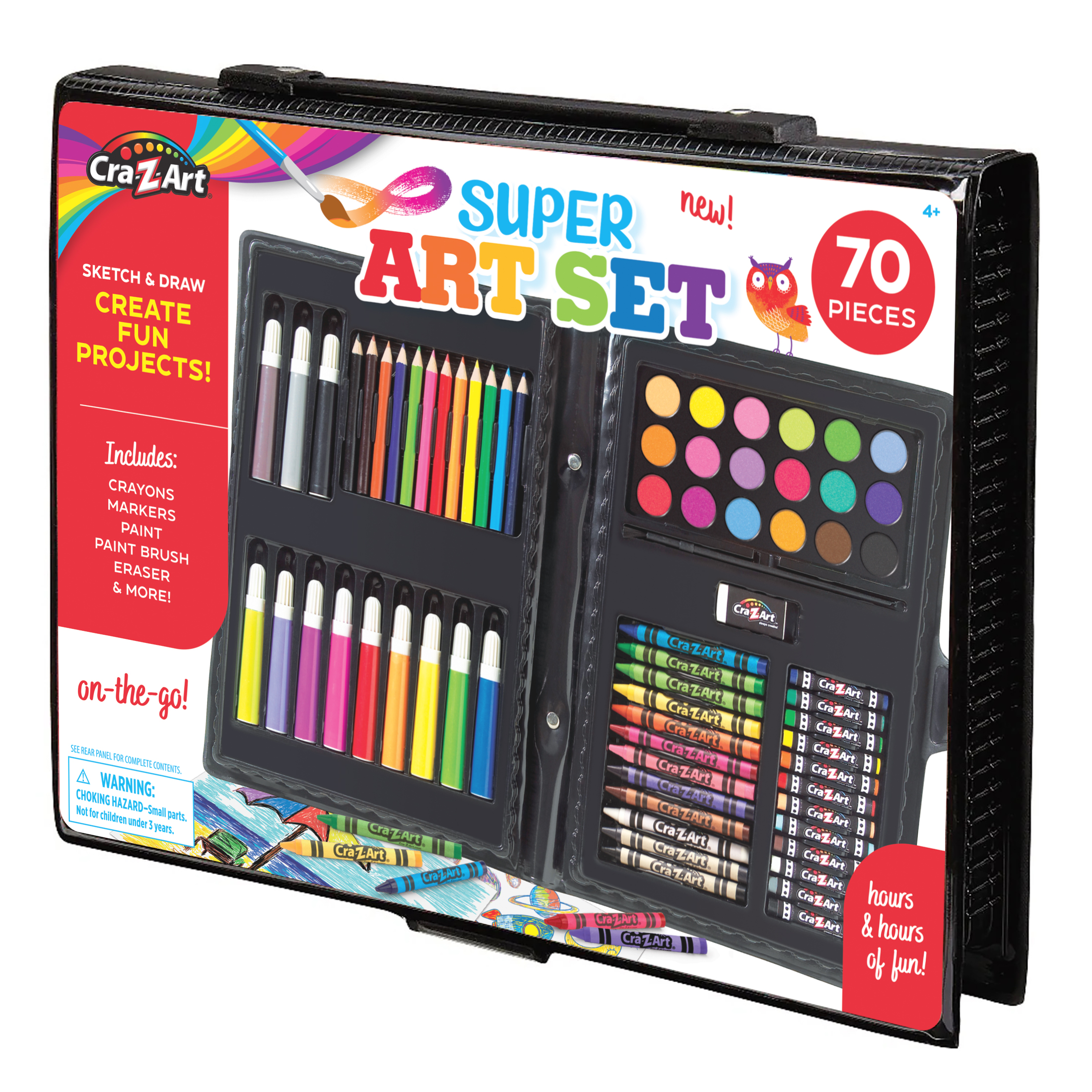 Cra-Z-Art Super Art Set, 70 Pieces (3-Pack) photo 8
