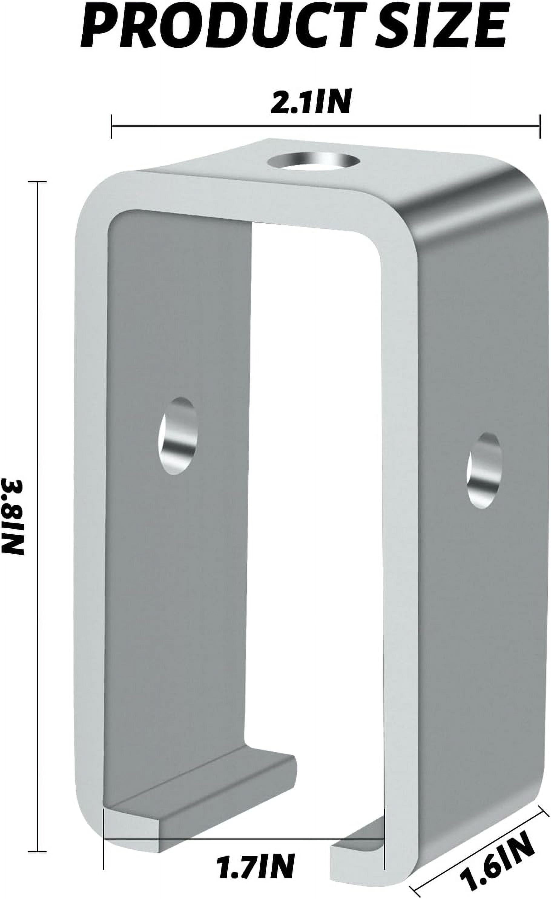 LAJIAOZ 10 Pack Strut Channel Trolley Track Hanger Bracket for UNISTRUT P1834-EG 1-5/8 Intermediate Support Hange Bracket for All 1-5/8" Channel Trolley Track
